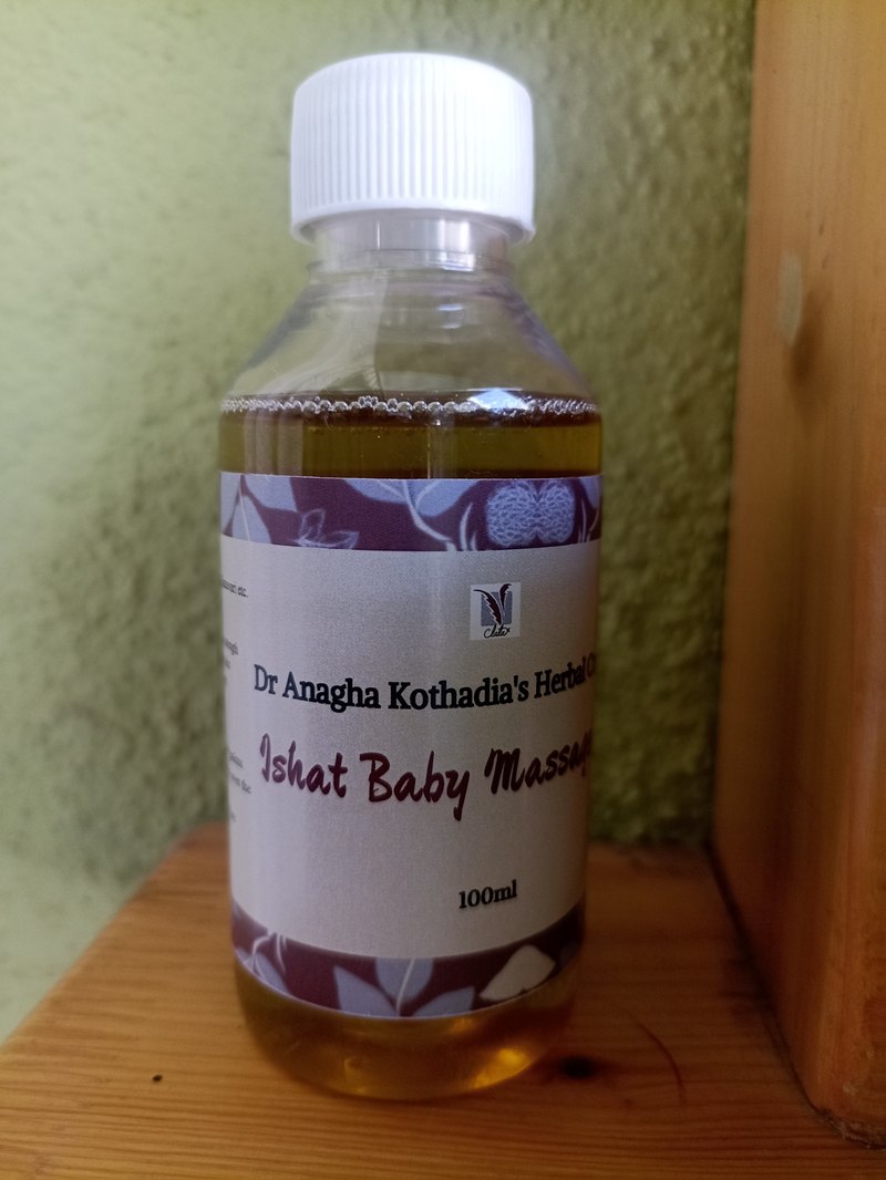"Ishat" | Ayurvedic Baby Massage Oil to Nourish, Soften And Support Healthy-looking Baby Skin