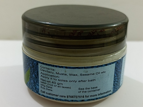 "Feel Fresh" - Herbal Foot Deodorant Balm for foot odour control