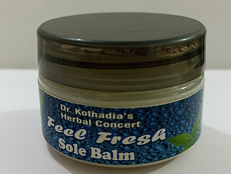 "Feel Fresh" - Herbal Foot Deodorant Balm for foot odour control